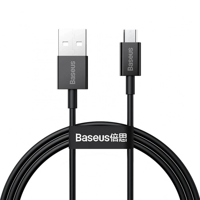 Kábel USB na micro USB Baseus Superior Series - čierny