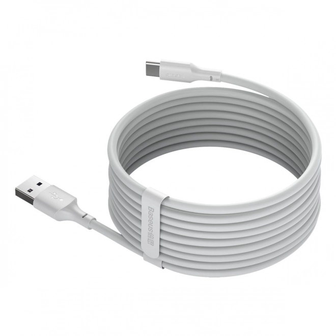 Baseus Simple Wisdom USB na Type-C dátové káble 1,5m biele