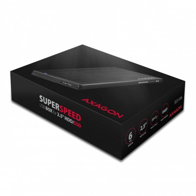 Hliníkové puzdro na externý disk USB 3.2 Gen 1 pre SATA 2,5"