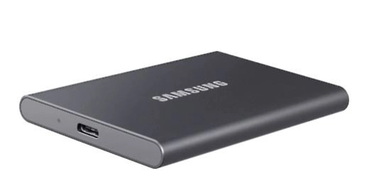 Prenosný SSD Samsung T7 2TB USB 3.2 Gen 2 šedý