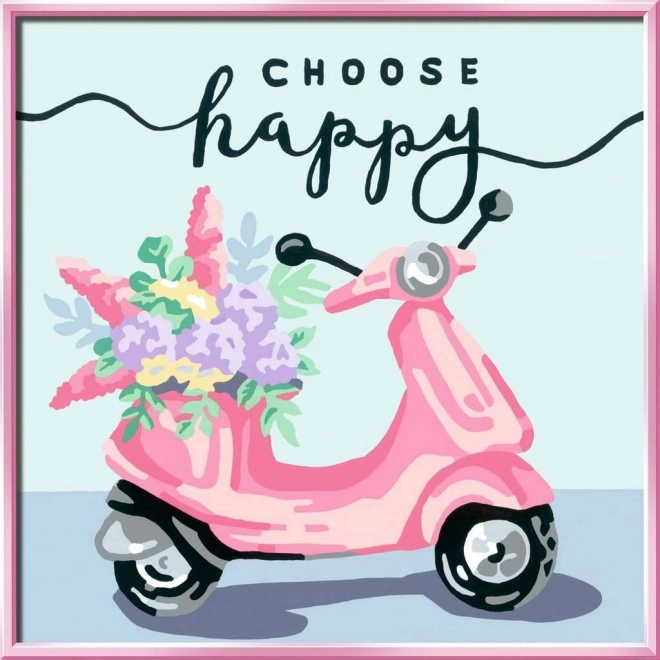 Maľovanka CreArt Choose Happy