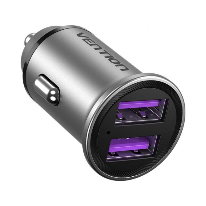 Autonabíjačka 2x USB Vention sivá