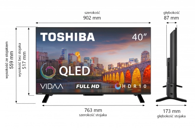 Televízor LED 40 palcov