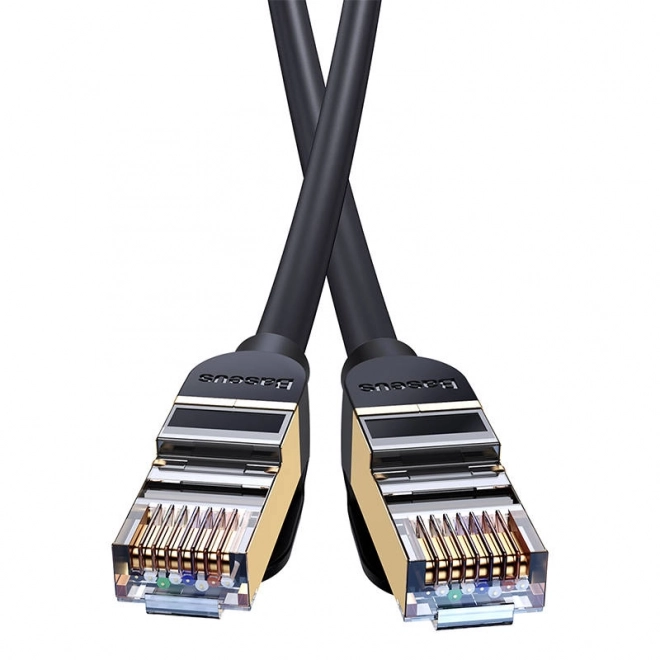 Sieťový kábel Baseus Ethernet RJ45 10 Gb/s 8 m čierny