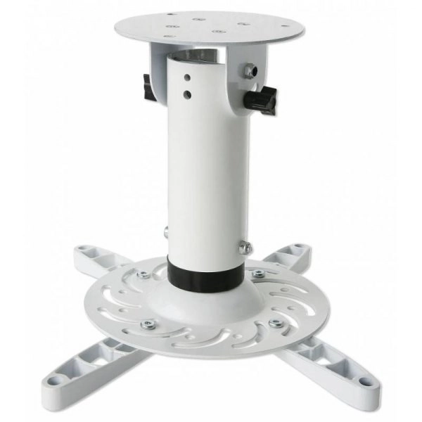 Stropné rameno na projektor 20 cm, nosnosť 15 kg, biele