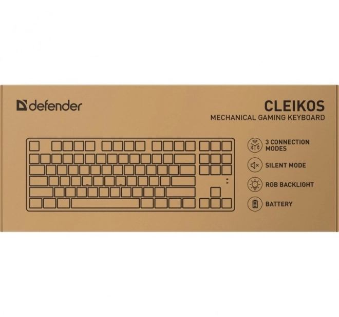 Mechanická klávesnica s LED podsvietením CLEIKOS