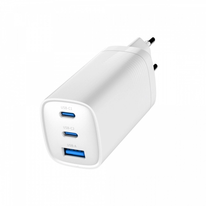 Nabíjačka PowerDelivery GaN 65W biela