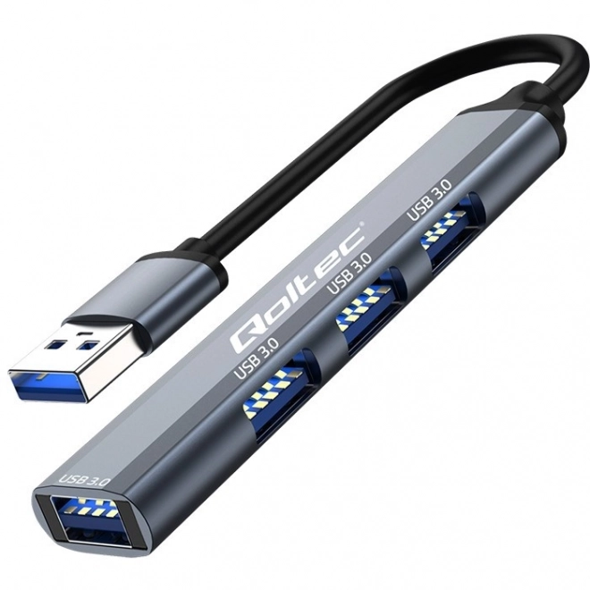 USB hub 3.0 Qoltec 4 porty