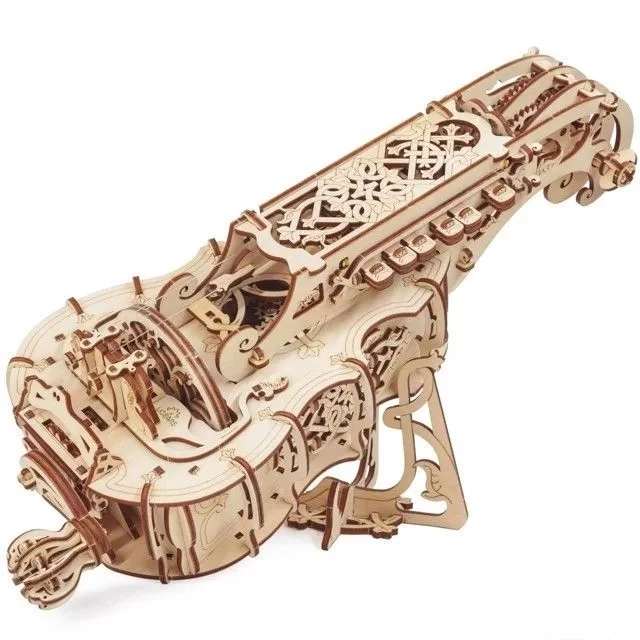 Ugears 3D drevené mechanické puzzle Hurdy-Gurdy