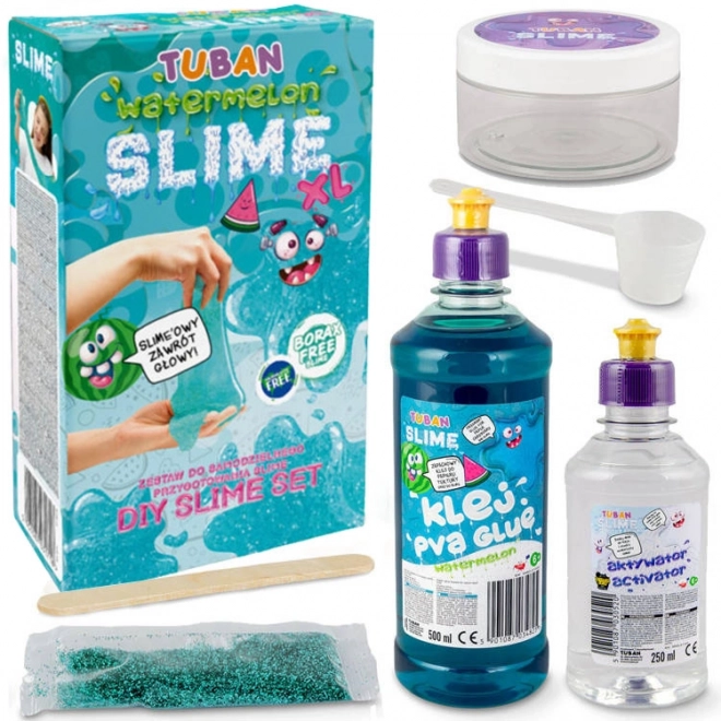 Masa plastyczna Zestav Super Slime - Arbuz XL