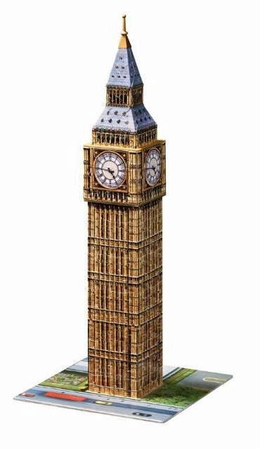 3D puzzle Big Ben, Londýn 216 dielikov