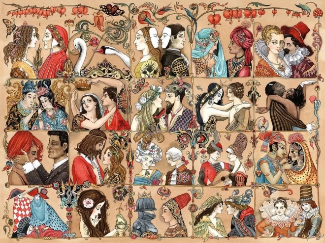 Ravensburger - Puzzle 2D 1500 dielikov: Príbeh lásky