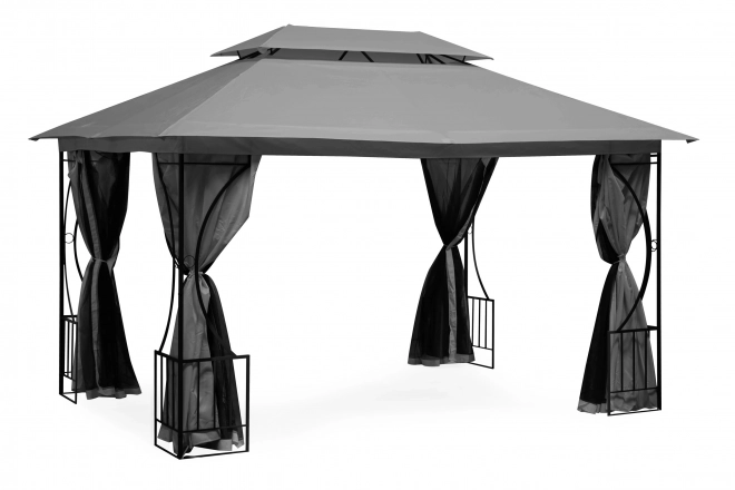 Stan záhradný pavilón 3x4m, moskytiéra a plné steny