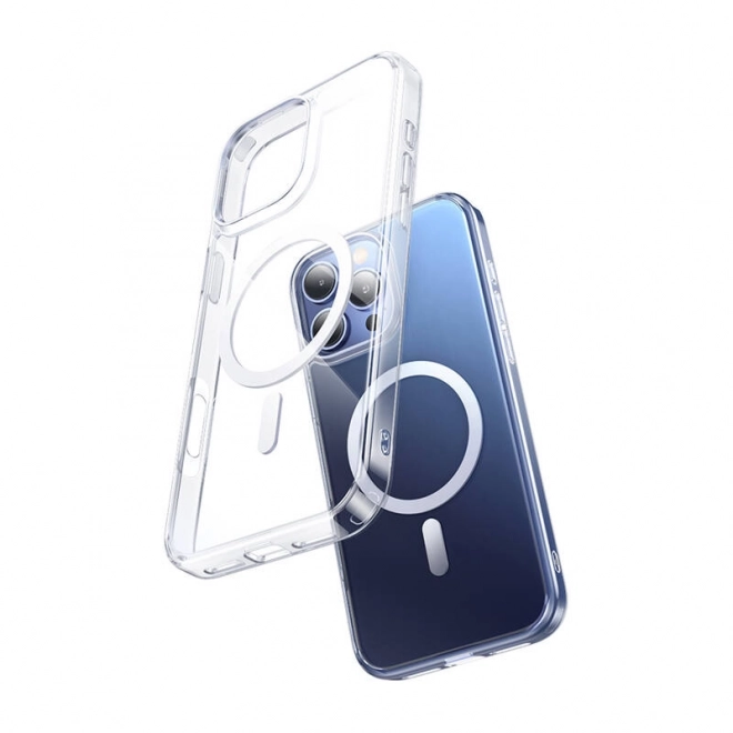 Magnetické puzdro pre iPhone 16 Pro Max McDodo transparentné