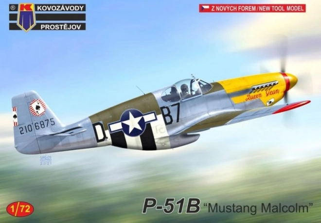 Stavebnica lietadla P-51B Mustang Malcolm