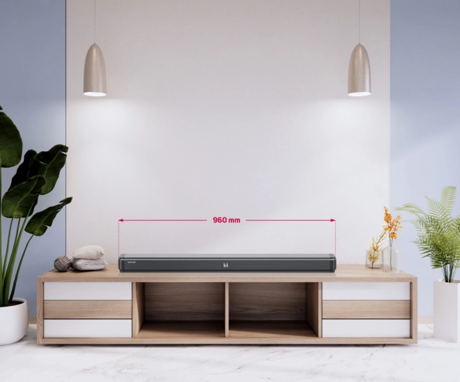 Soundbar s vstavanými subwoofermi 2.1 200W