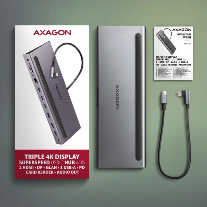 Viacportový USB-C hub 11v1 5Gbps