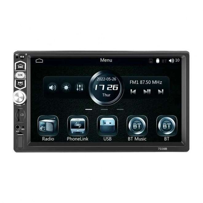 Monitor do auta 7,0" s Carplay & Android Auto a Bluetooth 5.1