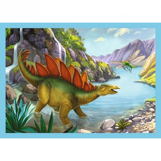 Výnimočné Dinosaure Puzzle 4v1