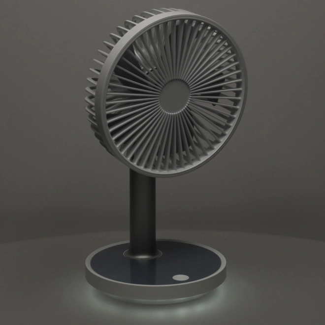 Biely bezdrôtový stolný ventilátor 30 cm