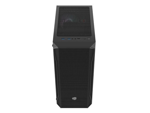Počítačová skriňa Fury Shobo SH4 RGB s oknom čierna