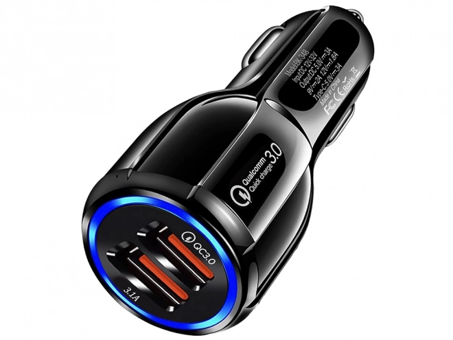 Rýchla nabíjačka do auta s 2xUSB Quick Charge 3.0