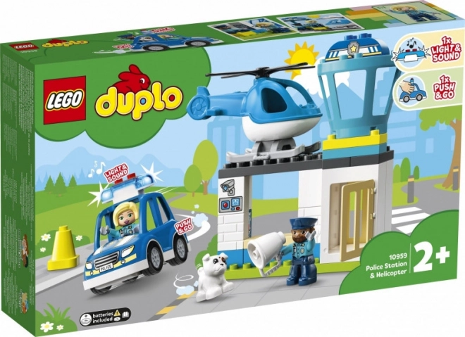 Lego Duplo policajná stanica a vrtuľník