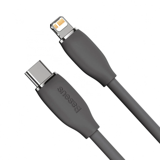 Baseus Silikónový kábel USB-C na Lightning 20W 1,2m