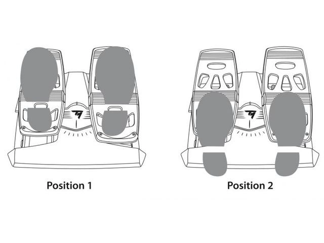 Letové pedále Thrustmaster s technológiou S.M.A.R.T