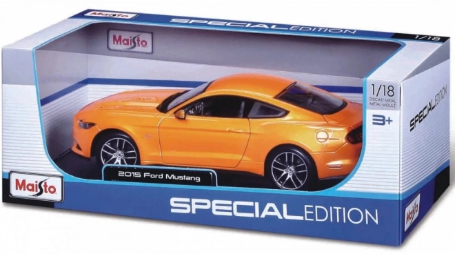 Model auta Ford Mustang GT 2015 oranžový 1/24