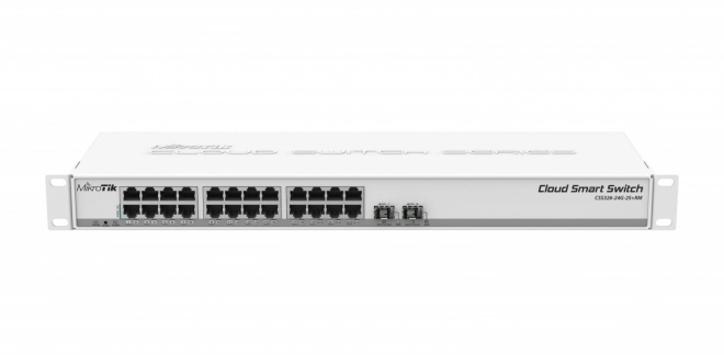 MikroTik Cloud Smart Switch 24 portov s 2 SFP+