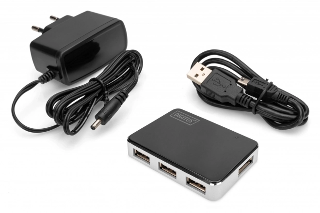 4-portový USB 2.0 HighSpeed USB hub