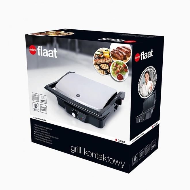 Kontaktný gril GK150 FLAAT ELDOM panini 2000W
