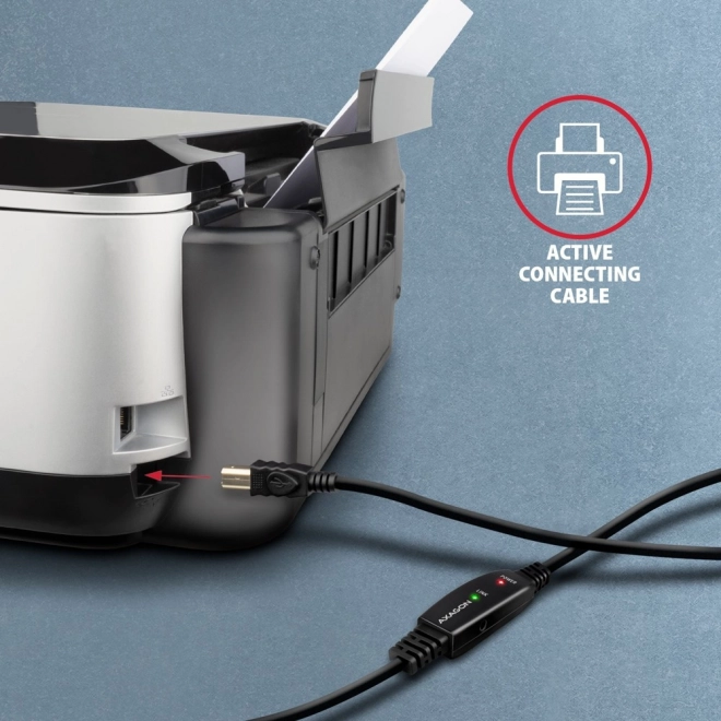 Aktívny USB kábel AXAGON 20m