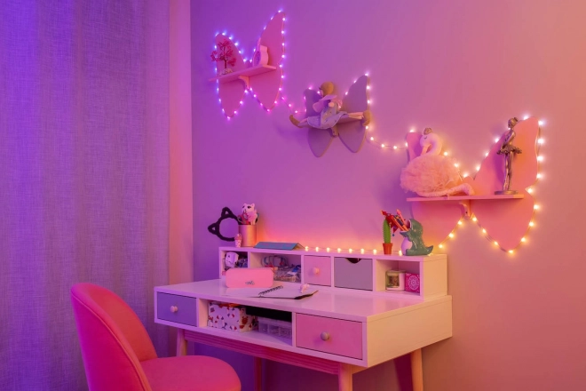 Inteligentné dekoratívne lampy Twinkly Candies USB-C 100 LED RGB srdcia
