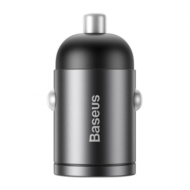 Baseus Tiny Star Mini rýchlonabíjačka do auta USB port 30W šedá