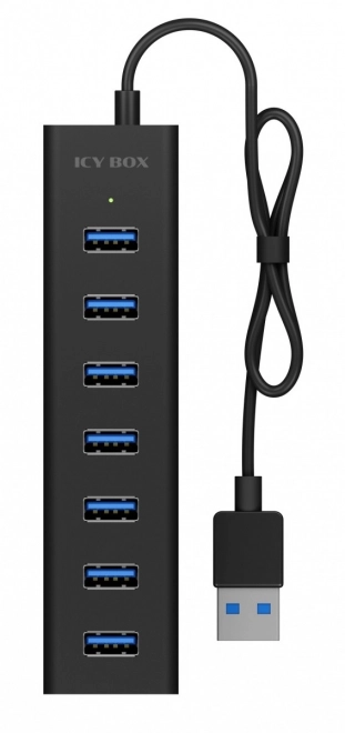 7-portový USB HUB s napájacím adaptérom