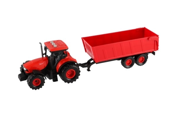 Traktor Zetor s prívesom so svetlom a zvukom