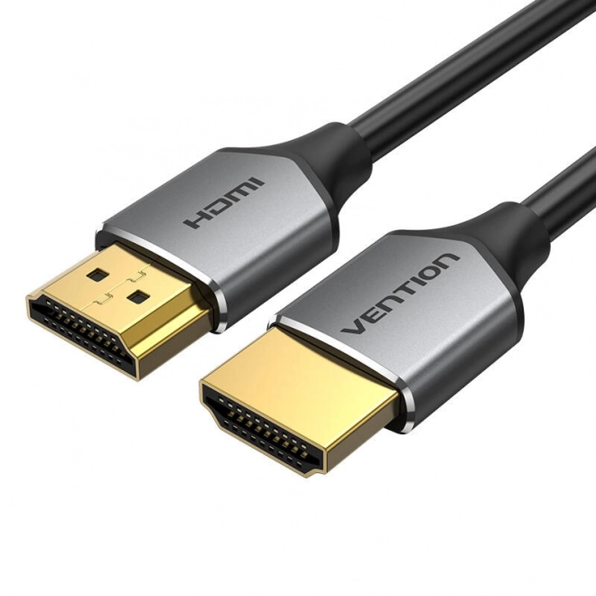 Ultra tenký kábel HDMI Vention 1.5m 4K 60Hz sivý