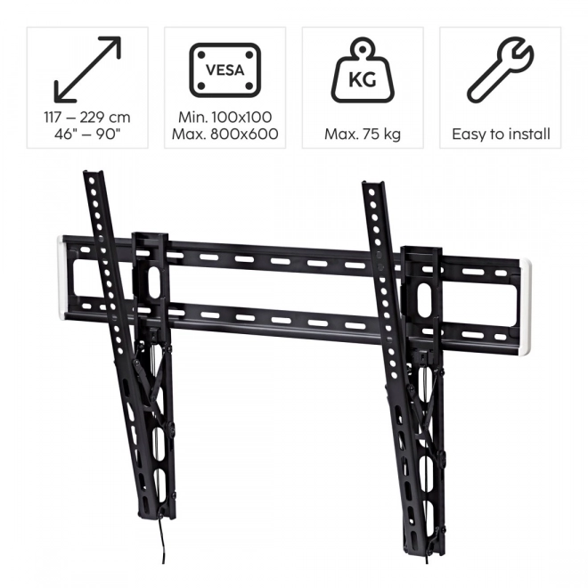 Nástenný držiak na TV Hama Motion XL pre 100" obrazovky