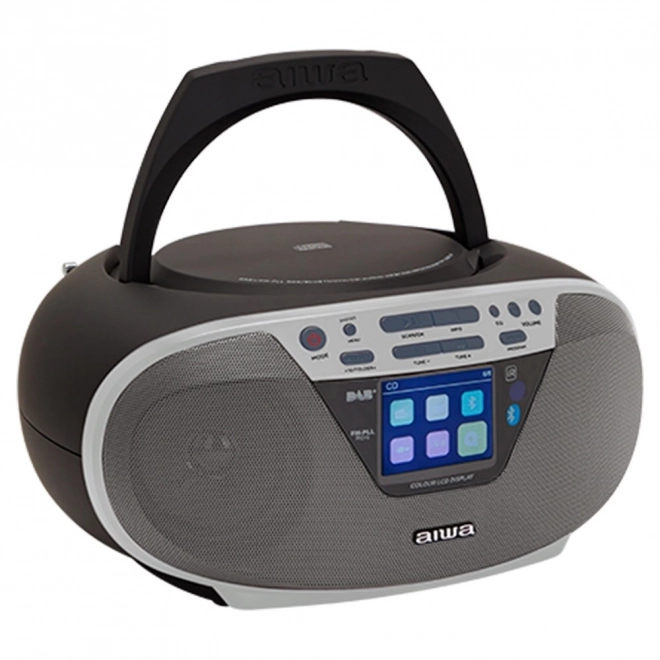Štýlový prenosný Boombox s CD a DAB+