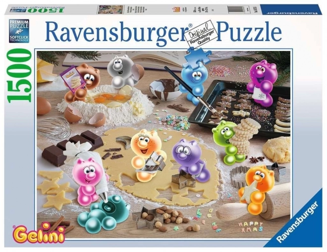 Ravensburger - Puzzle 1500 dielikov: Gelini Vianočné pečenie