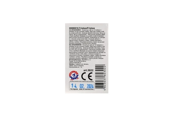 Lietajúci tanier 23,5 cm – mix farieb