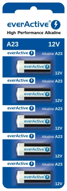 Alkalická batéria EverActive A23 12V 5ks