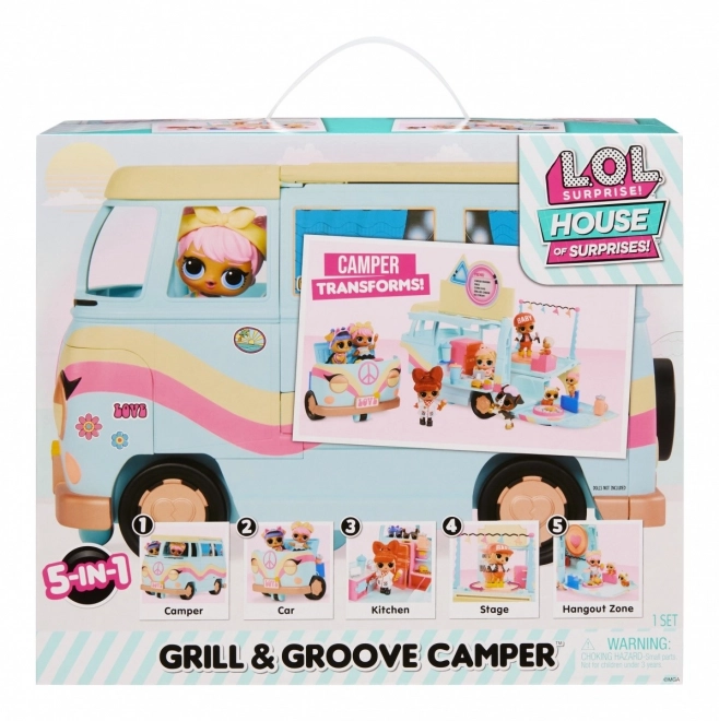 LOL Surprise Grill & Groove Camper