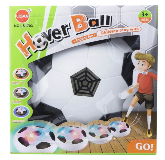 Lietajúca LED hoverball air power – Čierna