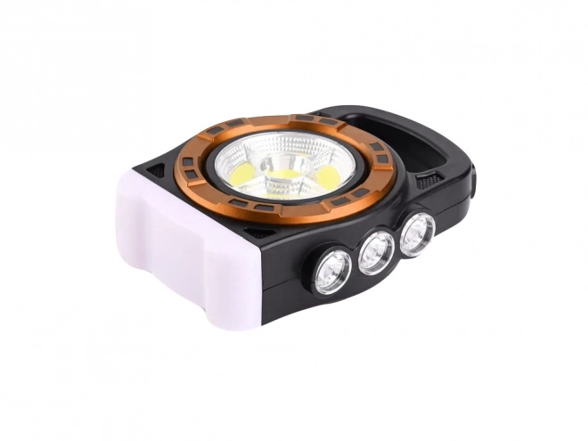 Solárna prenosná nabíjacia LED lampa s reflektorom a powerbankou