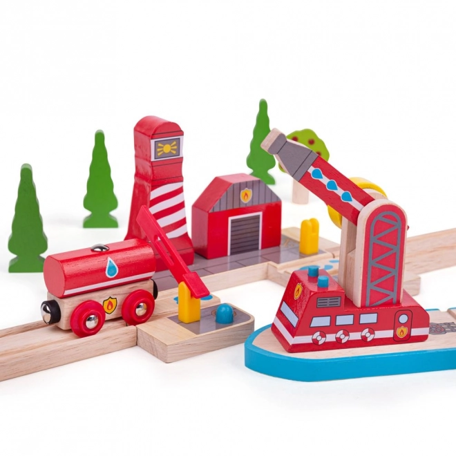 Hasiči záchranári Bigjigs Rail