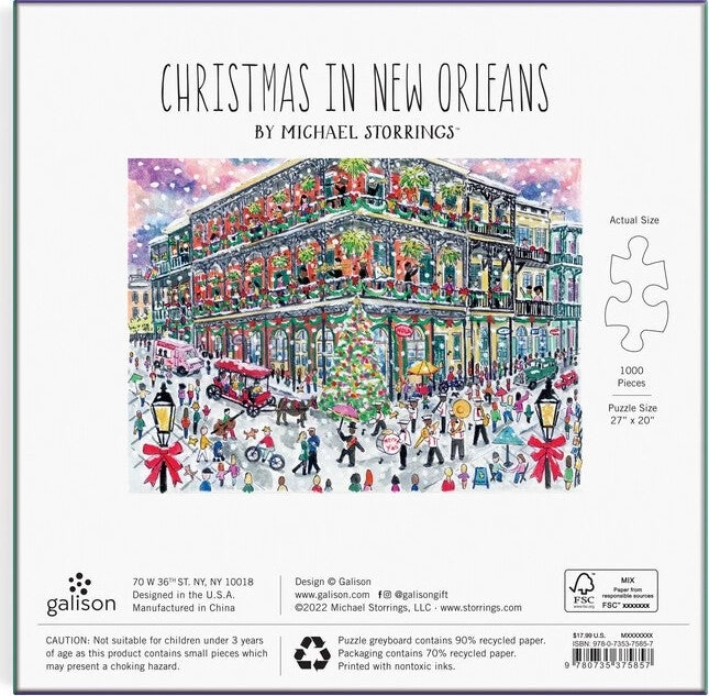 Vianoce v New Orleans Puzzle 1000 dielikov