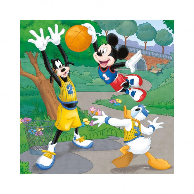 Puzzle Mickey Mouse a kamaráti 3x55 dielikov